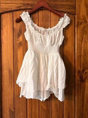 Urban Outfitters White Textured Fabric